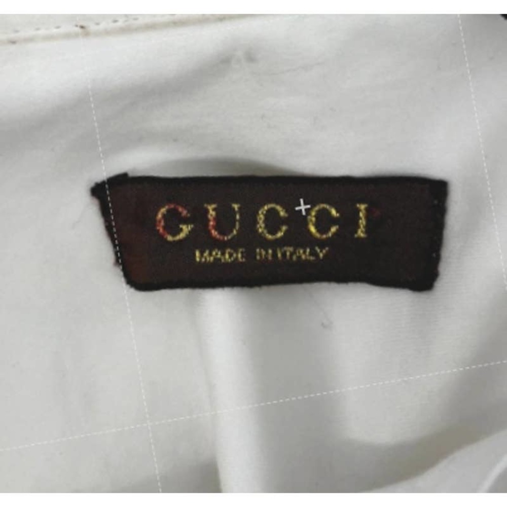 Gucci Classic White Button Down Shirt Bumblebee P… - image 2
